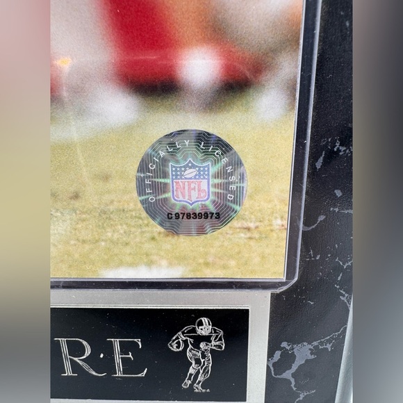 FRAMED OFFICIAL LICENSED PRODUCT NFL FOOTBALL. PHOTO FILE Brett Favre. 2001 - Picture 3 of 6